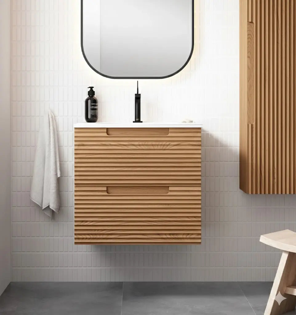Tokyo small bathroom vanity 24". Small modern bathroom cabinet - secretbathstore