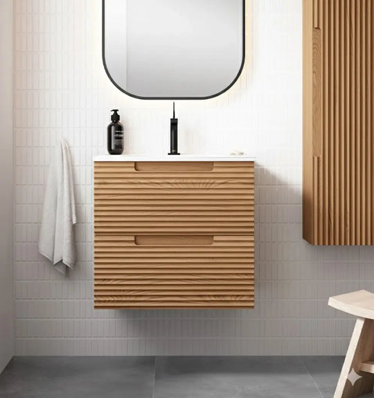 Tokyo small bathroom vanity 24". Small modern bathroom cabinet - secretbathstore