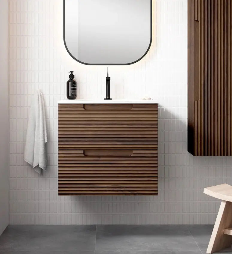 Tokyo small bathroom vanity 24". Small modern bathroom cabinet - secretbathstore