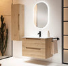 32 inches oak bathroom vanity