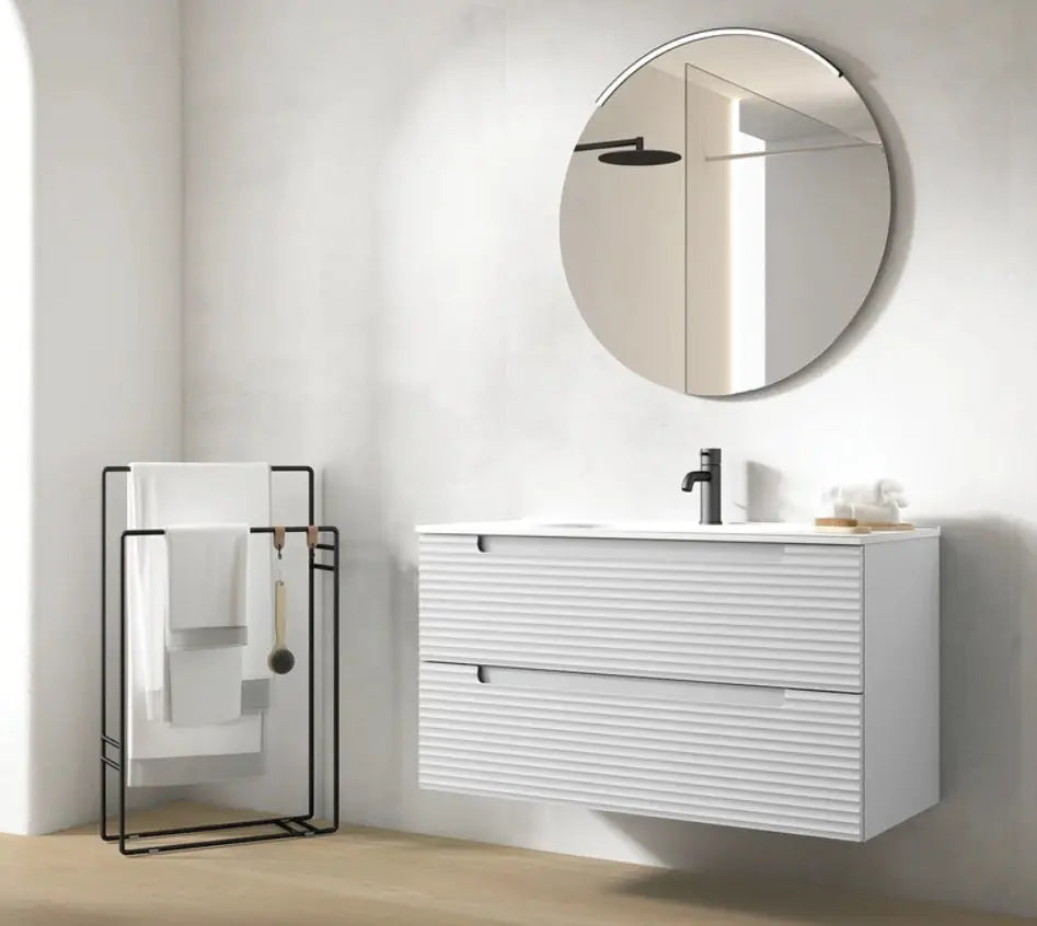 Tokyo bathroom vanity 40". Modern bathroom cabinet. Visobath