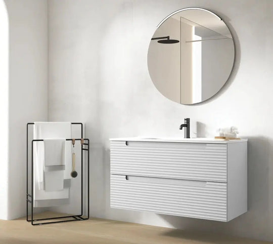 Tokyo bathroom vanity 40". Modern bathroom cabinet. Visobath