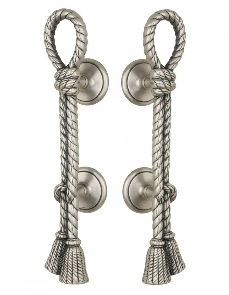 Toscana Large Door pull handles set . Luxury shower door pull handle set.