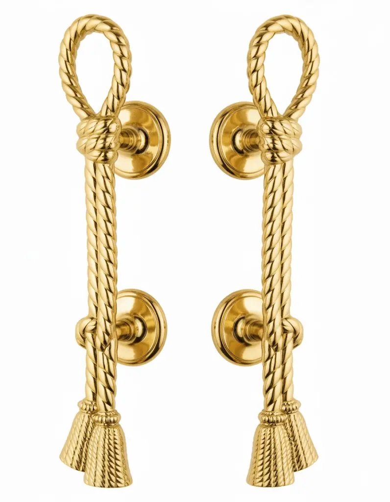 Toscana Large Door pull handles set . Luxury shower door pull handle set.