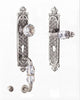 Versailles Front Door Lock Set with Swarovski Crystals