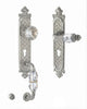 Versailles Front Door Lock Set with Swarovski Crystals