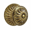 Viena Center door fixed knob 6 in . Classica collection. Brass door Knob Luxury door knobs. Secret Bath Plus