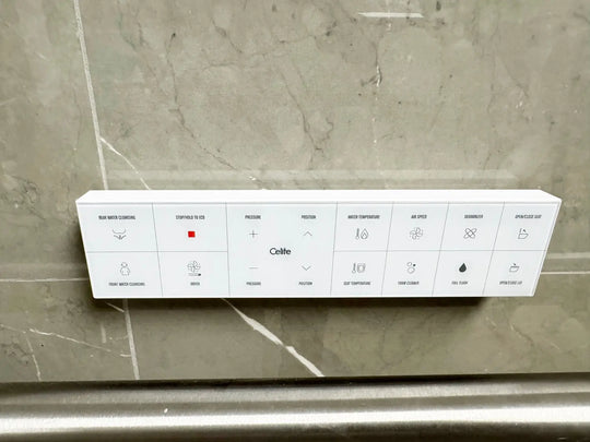 Zenix square Smart Toilet, Floor Mount, White Vitreous China. Roca
