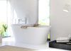 Iris Bathtub, Luxury bathtub , Solid Surface bathtub ,Matte white bathtub ,Large bathtub, free standing bathtub