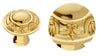 Toscana Door pull handle on rosettes 15.7". Classica collection. Brass door pulls. Luxury pull handles.