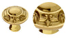 Normandy Door pull handle on rosettes 15.3". Classica collection. Brass door pulls. Luxury pull handles.