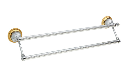 Artica Swarovski® double large towel bar, Towel rail, luxury towel holders Secret Bath