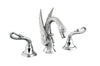 Swan polished chrome widespread bathroom sink faucet, Mestre faucets, luxury taps