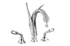 Swan widespread sink faucet, bathroom sink faucet, chrome luxury faucet, 039051.000.50
