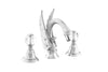 Swan polished chrome bathroom sink faucet, Swan widespread