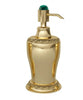 Boutique Swarovski® polished gold soap dispenser, luxury bath accessories Secret Bath