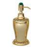 Boutique Swarovski® polished gold soap dispenser, luxury bath accessories