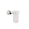 Adriatica Swarovski® chrome wall toothbrush holder, luxury bathroom accessories