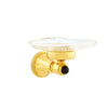 Adriatica Swarovski® gold wall soap dish, luxury gold bath accessories