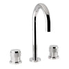 Soho three holes bathroom sink faucet. Polished chrome. Secret Bath
