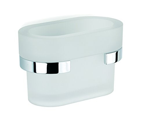 Bilbao wall chrome toothbrush holder Uraldi