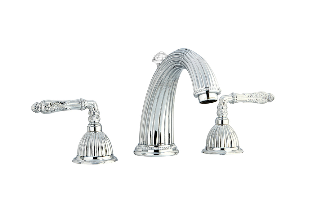 Artica Chrome two handles widespread bathroom sink faucet Secret Bath