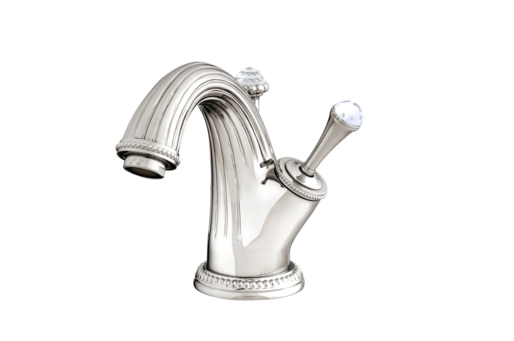 Artica Swarovski® Chrome single hole bathroom sink faucet, Luxury taps European brand