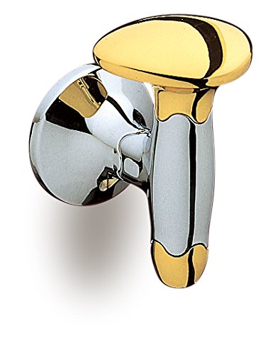 Filigrana towel hook. Robe hook. Chrome, Gold towel hook. Uraldi