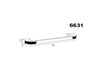 Cecilia towel bar with Swarovski crystals. Towel rail Secret Bath
