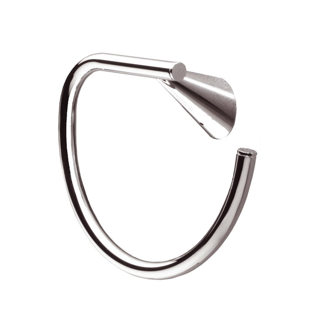 Nova Polished chrome Towel ring. Uraldi