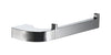 Chloe Polished chrome toilet paper holder without cover. Bath tissue holder