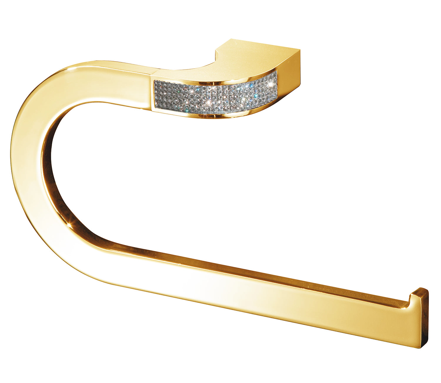 Luxe Gold Ring Towel Holder