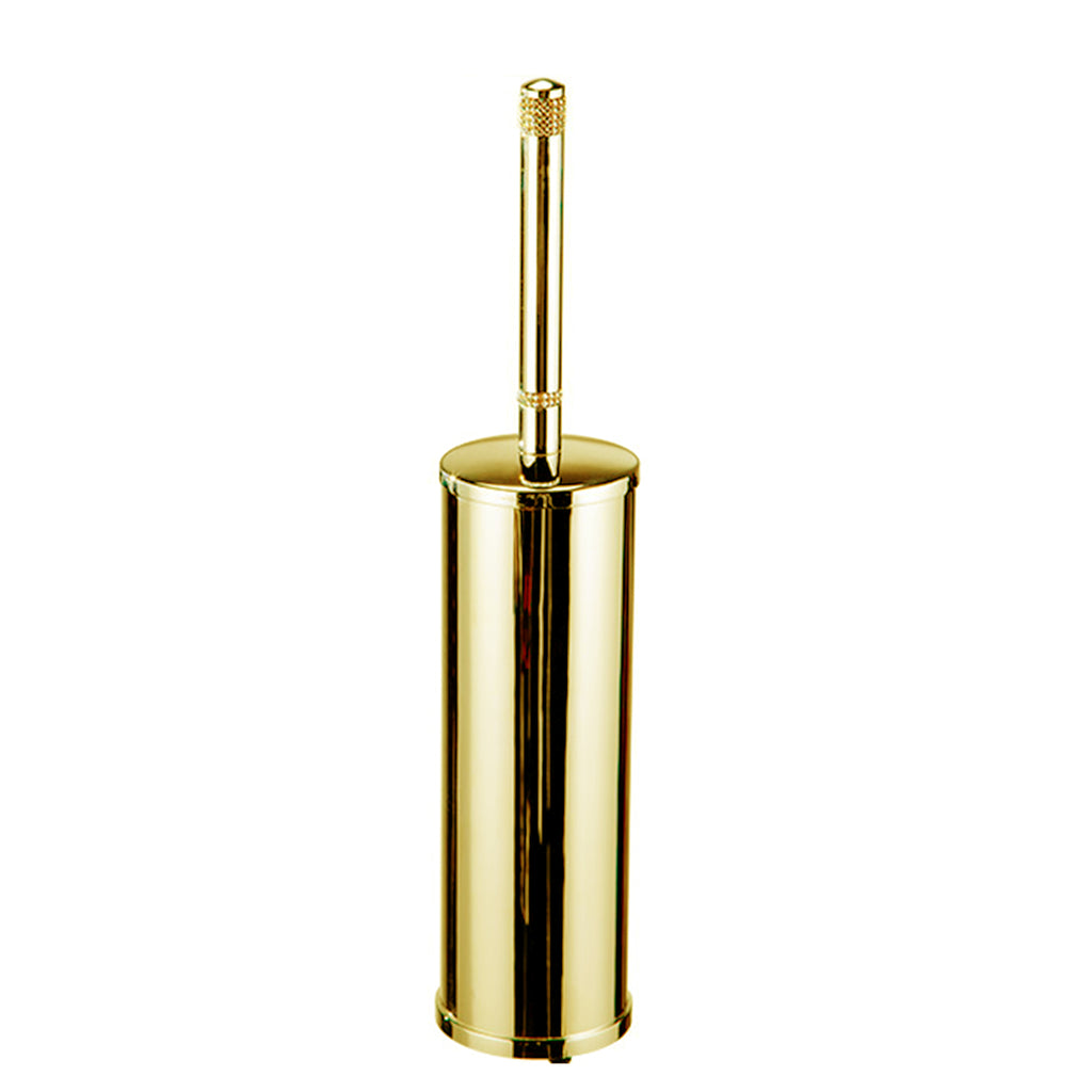 Cecilia free standing toilet brush holder with Swarovski crystals