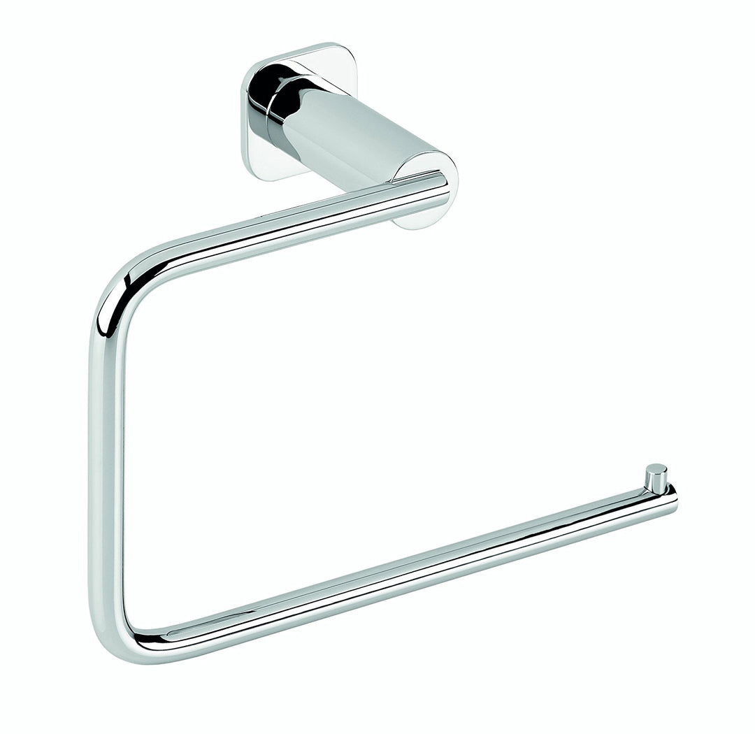 Jenny polished chrome large towel ring. Hand towel holder PYP