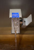 Technoled single hole bathroom sink faucet. Temperature sensor LED system.