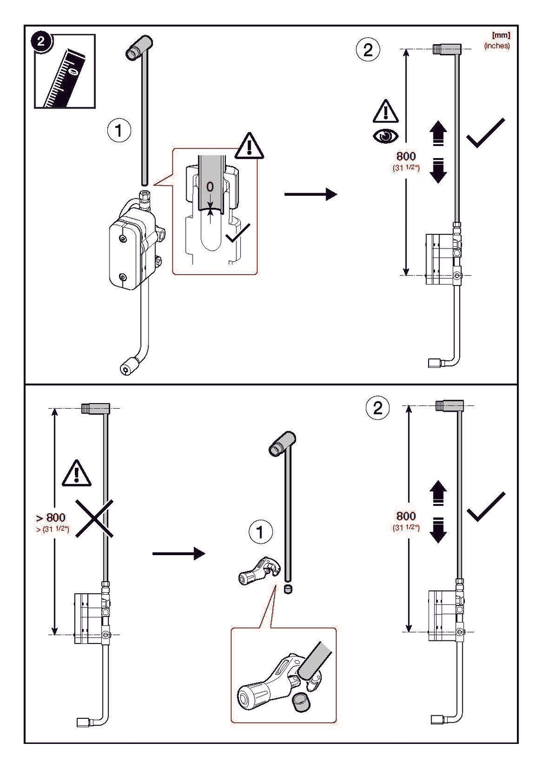 ARMANI/Roca thermostatic shower column. Armani shower system ARMANI/Roca