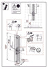 ARMANI/Roca thermostatic shower column. Armani shower system