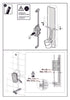 ARMANI/Roca thermostatic shower column. Armani shower system ARMANI/Roca