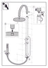 ARMANI/Roca thermostatic shower column. Armani shower system ARMANI/Roca