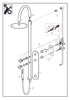 ARMANI/Roca thermostatic shower column. Armani shower system ARMANI/Roca
