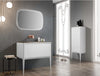 Dijon Contemporary Free standing 40" White Ash bathroom vanity. Solid ash.