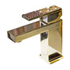 ALR2524M101OR, Altair Rive Gauche gold bathroom sink faucet with Swarovski crystals, Luxury tap