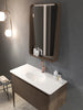 Dijon Contemporary Free standing 40" Serena Ash bathroom vanity. Solid ash.