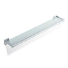 Q1 Bathroom Shelf 24". Polished chrome and tempered glass. Uraldi