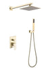 Loretta brushed gold complete shower set  .Shower System 10 Inches showerhead