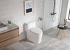 Luxe One piece Tornado toilet. Vitreous china white. Watersense toilet. Rimless toilet