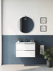 Milan 32 inches modern wall mounted bathroom Vanity 2 Drawers with ceramic sink console. European brand