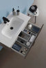 Neox 32 inches modern floating bathroom Vanity with sink.  2 drawers vanity. Ceramic sink console 32"