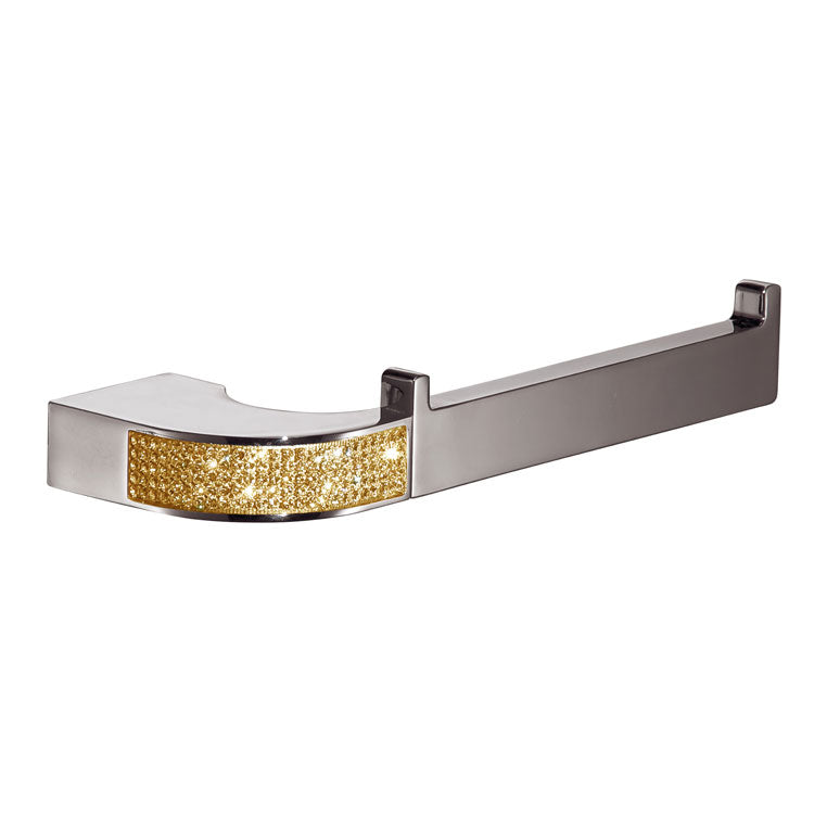 Cecilia toilet paper holder with Swarovski crystals