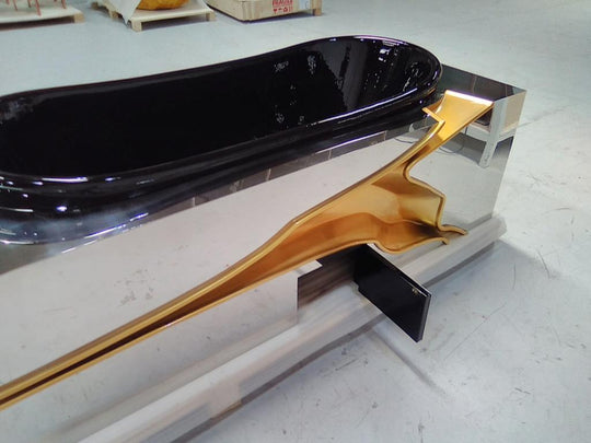 Lapiaz Mirrored-Gold Luxury Bathtub MV